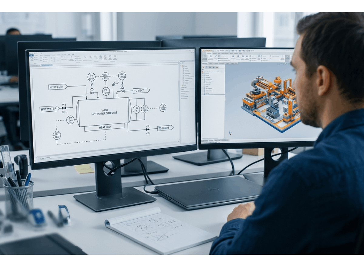 C2Improve engineer busy designing